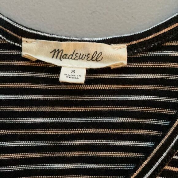 Madewell Striped Tank Dress - S - Picture 2 of 3